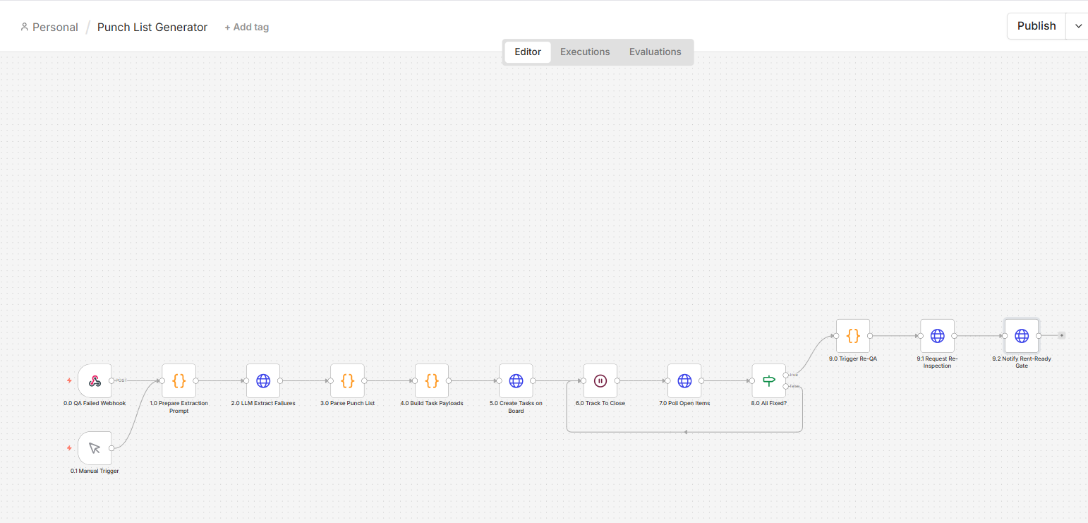Punch List Generator